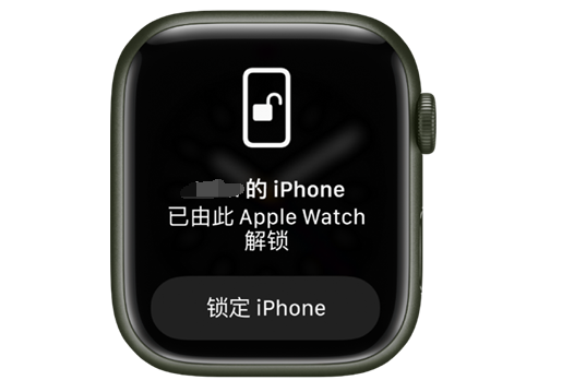 曾都苹果手机维修分享用 AppleWatch 解锁配备面容 ID 的 iPhone方法 