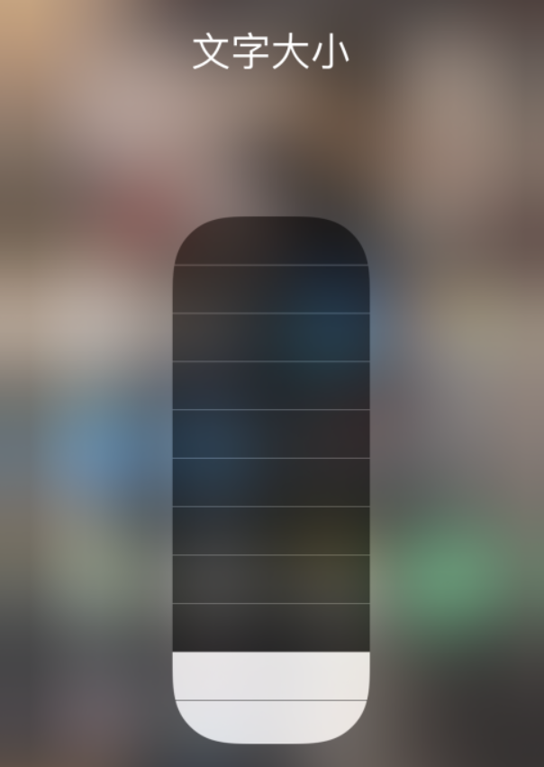曾都苹果手机维修分享小技巧：在 iPhone 控制中心快速调节字体大小 